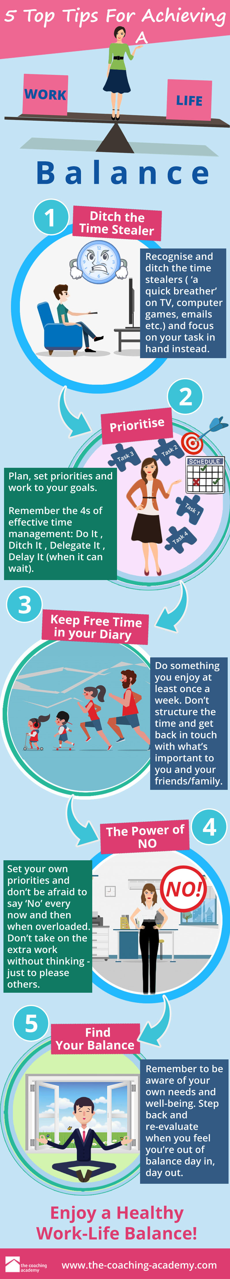 5 Top Tips for Achieving a Work-Life Balance